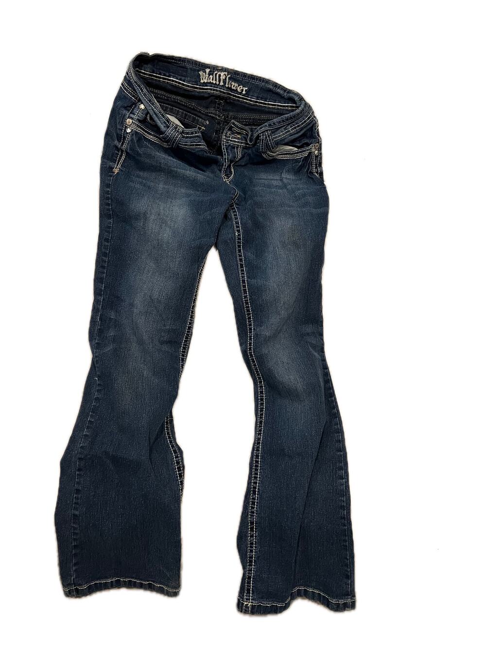 Wallflower Flared Leg Blue Jeans Womans Sz 13